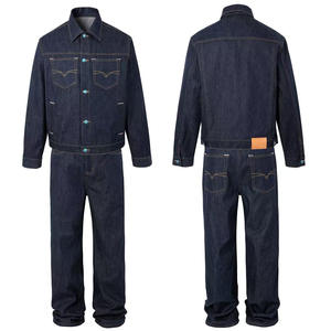 Fabricant en gros de vêtements de travail en denim sur mesure, de haute qualité, respirants, légers, vintage, décontractés, costumes en denim 100% coton pour hommes - Product Image 1