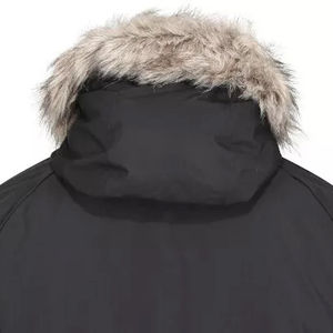 Global Industry <b>Men's</b> Black Windproof Puffer Jacket Casual <b>Winter</b> <b>Coat</b> Hooded Zipper Closure Regular Fit Polyester Filling Fur - Product Image 4