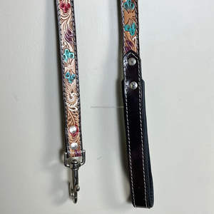 Nueva marca personalizada, correas duraderas para mascotas, correa de cuero genuino para perros y gatos al aire libre con mango acolchado suave y cómodo - Product Image 5