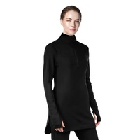 Tenue de sport modeste pour femmes musulmanes, 3 pièces, sans couture, respirante, séchage rapide, légère, en spandex/polyester, ensemble de sport personnalisé à manches longues