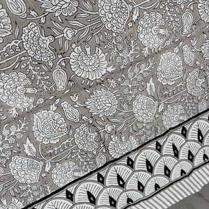 Textile Flower Cotton <b>Tablecloths</b> Customized Handblock Printing Table Linen Wholesale <b>Rectangle</b> Table Cover - Product Image 6