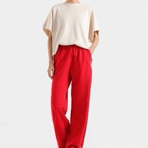 Pantalon de bureau élégant pour femme, taille haute, coupe bootcut, respirant, écologique, en polaire, imperméable, été, forte demande, vente en gros 2026 - Product Image 1