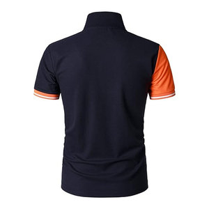 Mens Fashion Polo <b>Shirts</b> Short Sleeve <b>Collared</b> <b>T</b> <b>Shirt</b> Color Block Sports Golf Polos Casual Lightweight Breathable Comfortable - Product Image 2