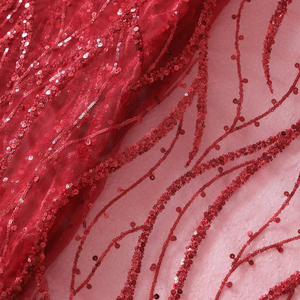 Tissu brodé de qualité supérieure pour vêtements de mode féminine, vêtements de créateurs, robes de soirée, kaftans, abayas, vêtements de mariée - Product Image 6