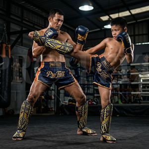 Protège-tibias de Muay Thai et de Kickboxing pour l'entraînement MMA – Conception personnalisée, impression OEM – Offre Spéciale - Product Image 2
