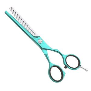 กรรไกรตัดผมสำหรับช่างมืออาชีพ ใบมีดเหล็กกล้าไร้สนิม 4Cr13 30 ซี่ ปลายทู่ สำหรับคนถนัดขวา ด้ามยาว ออกแบบตามหลักสรีรศาสตร์ - Product Image 3