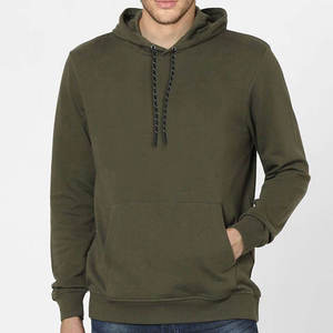 เสื้อฮู้ดดี้ผ้าฝ้าย 100% แบบสวมหัว สปอร์ตแวร์ รับผลิตตามแบบ OEM/ODM พร้อมปักโลโก้ตามสั่ง  ขั้นต่ำในการสั่งซื้อน้อย  ชุดลำลองผู้ชายสุดเทรนดี้ - Product Image 1