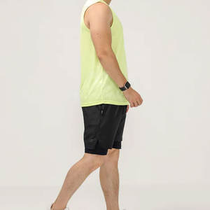 Camiseta sin Mangas Ligera de Alta Calidad 100% Algodón Transpirable de Secado Rápido Personalizable para Hombre, para Gimnasio, Entrenamiento, Fitness, Running, Uso Diario - Product Image 5