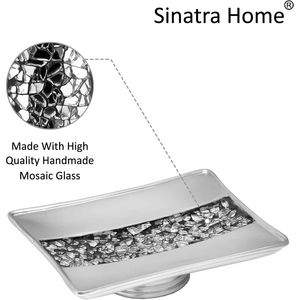 Set di Accessori da Bagno Moderno e Classico di Lusso, 4 Pezzi, Include Dispenser per Sapone Liquido, Bicchiere, Portaspazzolino, Portasapone - Product Image 5