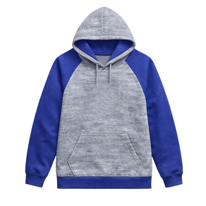 Sweat-shirts personnalisés bicolores en molleton unisexe avec impression de logo, mélange de coton, décontractés, pour les fraternités et les sororités - Product Image 2
