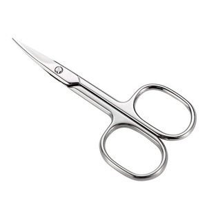 Tijeras profesionales para uñas, tijeras de maquillaje con hoja curva, punta fina, tijeras para manicura y cutículas, con revestimiento personalizado. - Product Image 6