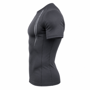 Custom Men's Compression T Shirt Quick Dry Sports Base <b>Layer</b> Gym Running Fitness Athletic Performance Tee OEM ODM - Product Image 4