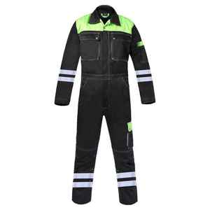 Vêtements de sécurité pour hommes, combinaison haute visibilité résistante au feu, veste et pantalon, uniforme de travail durable, vêtements de travail en usine, uniforme industriel pour soudeurs - Product Image 3