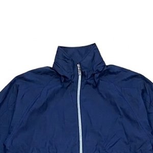 Wholesales Custom Logo Navy Blue Men's High Quality Nylon <b>Wind</b> <b>Breaker</b> Sets For Summer Wear Men Sets Streetwear Jackets Trousers - Product Image 6