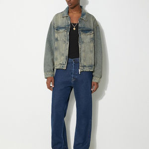 Veste d'hiver premium, durable, style streetwear, veste en jean pour homme, coupe décontractée, veste quotidienne pour homme, veste en jean - Product Image 2