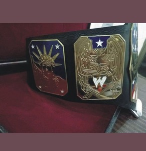 Cinturón de Campeonato de EE. UU. Personalizable con Nombre, Cinturón de Lucha Libre, Cinturón de Ganador de Torneo - Product Image 4