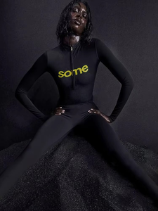 Casual Sporty Women 2 Piece Set <b>Short</b> <b>Top</b> Above Knee Solid Elastic Pants Tracksuit with Letter Print Zip-up Full <b>Sleeve</b> <b>Tops</b> - Product Image 4