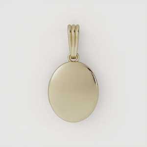 Oval Shape Photo Locket Charm <b>Pendants</b> Minimalist Custom Engravable Openable Memory Charm Letter Initial Delicate 14k 18k <b>Gold</b> - Product Image 6