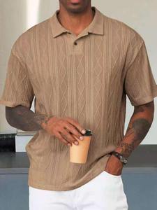Chemise Homme en Spandex/Coton Coupe Droite avec Poche Unie - Manches Courtes, Tissu Anti-Plis, Qualité Supérieure, Fabrication Usine - Product Image 4