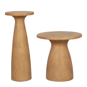 Produits tendance fabriqués au Vietnam, table d'appoint en pierre, table d'appoint sur piétement, emballage personnalisé - Product Image 5
