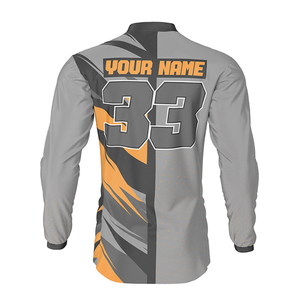 Jersey de Motocross Sublimado Personalizado para Carreras Todoterreno, Secado Rápido, Transpirable, Ligero, Fabricación OEM - Product Image 3