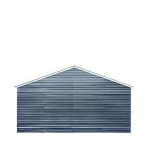 Cobertizo de garaje de metal de 26 'X 40' con puertas delanteras dobles de 9 'de altura, cobertizos y almacenamiento de 14' de pico de 1040 pies cuadrados para garaje - Product Image 5