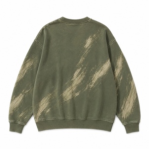 Sudadera de cuello redondo, corte regular, con estampado de letras, 100% algodón, informal, jersey de punto para otoño, sudadera con capucha para hombre - Product Image 6