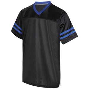 Uniforme Deportivo Personalizado con Cuello en V, Jersey de Fútbol Americano de Buena Calidad, Jersey de Fútbol Americano con Estampado por Sublimación - Product Image 1