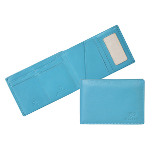 Premium Ocean Genuine Leather <b>Men</b> <b>RFID</b> Guard Bifold <b>Wallet</b> Chain Detail Waterproof Card Holder Handcrafted Everyday <b>Wallet</b> - Product Image 3