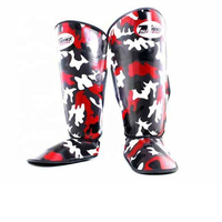 Protector de Espinillas Personalizado para Muay Thai, MMA, Kick Boxing, Entrenamiento y Sparring, de Cuero Ligero con Protección Profesional, Color Personalizado