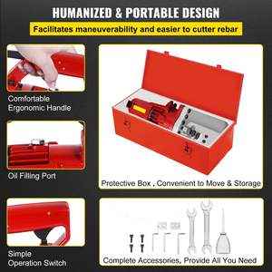 Coupe-barres d'armature hydraulique électrique portable 1250W 4 secondes 3/4 \ "20mm #6 coupe de barres d'armature 110V" - Product Image 6