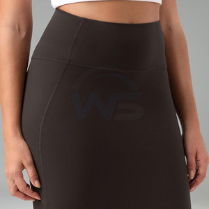 Falda lápiz ajustada para mujer, elegante falda midi de cintura alta, tela elástica para oficina, negocios y uso informal. - Product Image 5