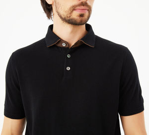 Chemise Oxford à manches courtes pour homme, 100% coton, brodée, gris uni, coupe classique, tissu Dobby, design boutonné, vêtement décontracté - Product Image 2