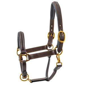 LIEN DE CHEVAL EN CUIR MEILLEUR AVEC VACHE MOULÉE CUIR SOFTY MATÉRIEL EN LAITON REMBOURRÉ/CAPUCHE DE CHEVAL EN CUIR DE CONCEPTION PERSONNALISÉE - Product Image 1