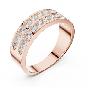 Anillo de Lujo para Hombre con Moissanita y Engaste de Garras, Plata de Ley 925, Clásico, para Boda, Compromiso, Fiesta, Regalo para Él - Product Image 4