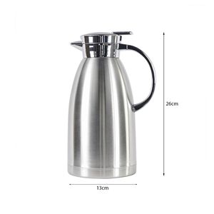 2X 1,8l acciaio inossidabile isolato pallone sottovuoto acqua caraffa caffè fornello termico per bevande calde e fredde - Product Image 5