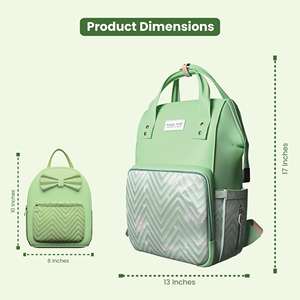 Sac à Couches Polka Tots MamaMini Luxe Duo-Vert - Product Image 5