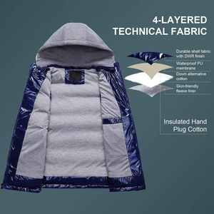 Chaleco para Hombre, Fabricante de Abrigos de Invierno, Chaqueta sin Mangas Acolchada, Ropa de Invierno, Chaleco Personalizado para Hombre - Product Image 6