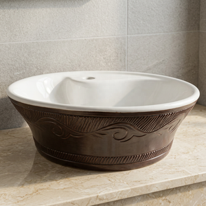 Vistaar Custom Color Rectangular Ceramic Table Top Wash Basin – Eco-Friendly & Water Resistant for Hospital and Villa - Product Image 2