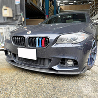 Nuevo Alerón Delantero de Fibra de Carbono Estilo HM para BMW Serie 5 F10 2011-2016, Solo para Paquete M-Sport, Instalación con Tornillos, Modificación/Actualización