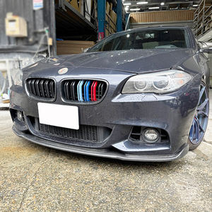 Nuevo Alerón Delantero de Fibra de Carbono Estilo HM para BMW Serie 5 F10 2011-2016, Solo para Paquete M-Sport, Instalación con Tornillos, Modificación/Actualización - Product Image 3