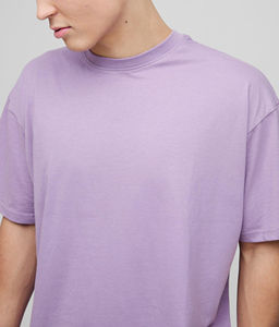 T-shirts décontractés d'été pour hommes, logo imprimé DTF personnalisé, coupe ample, couleur unie, respirant, style hip-hop, écologique, 100 % coton - Product Image 6