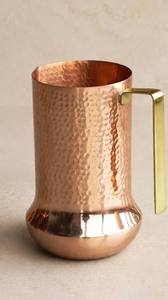 Modern Handmade Brass Water <b>Jug</b> with 6-12 Hours <b>Thermal</b> Insulation Eco-Friendly Camping Drinkware - Product Image 2
