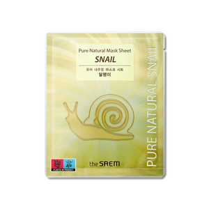 Mascarilla Facial de Caracol Natural Pura The Saem, Hidratante Orgánico para el Rostro - Product Image 1