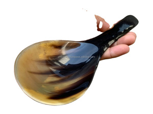 Cucharas de Cuerno de Vaca Hechas a Mano, Pulimentadas, Ecológicas y de Alta Calidad, Vajilla de Cuerno de Búfalo Natural para Eventos, Hoteles y Uso en la Cocina - Product Image 4