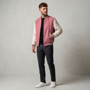Custom Varsity <b>Jacket</b> Baseball Style Letterman <b>Jacket</b> for <b>Men</b> Women Casual Sportswear - Product Image 4