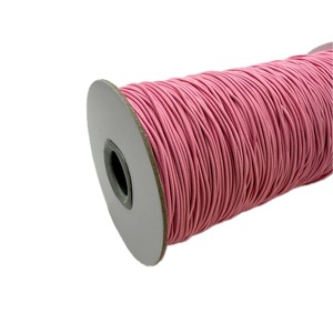 Cordon élastique tressé n°11 orange rose 1,2 mm 288 yards 100 % nylon haute ténacité écologique pour textile de maison - Product Image 2