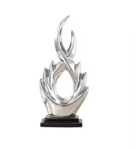 High Quality Metal Sculpture Artistic Figurine <b>Decorative</b> Home Office <b>Table</b> <b>Decor</b> Interior Accent - Product Image 6