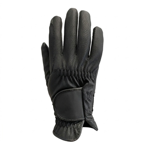 Summer Horse Riding <b>Gloves</b> <b>Warm</b> Leather Windproof Anti-Slip Drawstring Closure Equestrian Outdoor Riding Training <b>Gloves</b> - Product Image 2