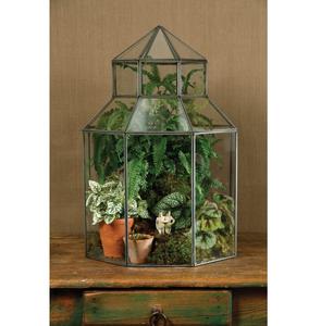 Terrarium de table et suspendu en métal pour plantes succulentes avec poignée annulaire – Pots de fleurs succulentes DIY - Product Image 3